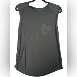 LOFT black Sleeveless Relaxed Fit tank